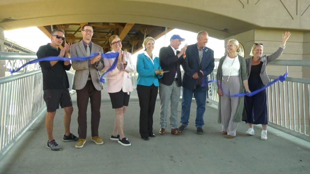 Featured Image for “Highway 15 Underslung Pedestrian Bridge Officially Opens”